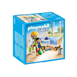 Playmobil City Life Chambre d enfant avec médecin au meilleur prix sur