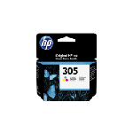 HP Cartouche d’encre trois couleurs 305 authentique