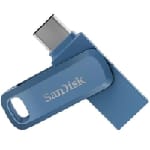 Clé USB SANDISK 64Go Ultra Dual Drive Go Type-C & USB 3.1 Bleu