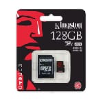 Kingston Technology microSDXC UHS-I U3 90R/80W 128GB mémoire flash 128 Go Classe 10