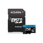 Carte Mémoire ADATA 256GB CLASS 10 avec Adaptateur Micro SD