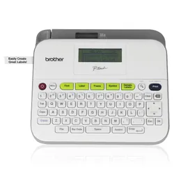 Imprimante Étiquettes Brother PTD400AD - Thermique 180x180 DPI, 20mm/s, Clavier QWERTY