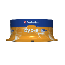 Verbatim 43667 4,7 Go DVD-R 25 pièce(s)