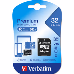 Verbatim Premium mémoire flash 32 Go MicroSDHC Classe 10
