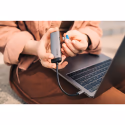 Verbatim Hub Multiports USB-C 4 ports USB 3.2 Gen 1 - Vue supplémentaire 9