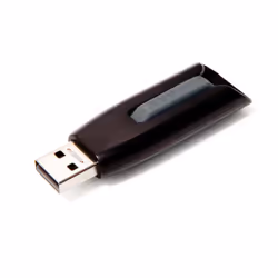 Verbatim V3 lecteur USB flash 128 Go USB Type-A 3.2 Gen 1 (3.1 Gen 1) Noir