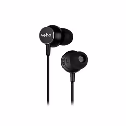 Veho Z-3, Avec fil, 30 - 16000 Hz, Appels/Musique, Casque, Noir