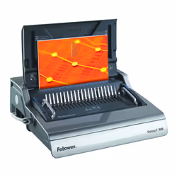 Fellowes Galaxy E Comb 500 feuilles Noir, Argent