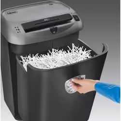 Fellowes 70S destructeur de papier Découpage en bandes 23 cm Noir, Argent