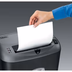 Fellowes 70S destructeur de papier Découpage en bandes 23 cm Noir, Argent