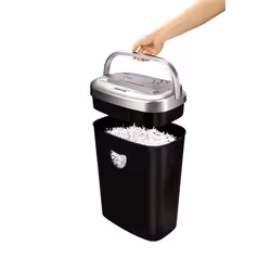 Fellowes 53C destructeur de papier Destruction croisée 22 cm Noir - Vue supplémentaire 2