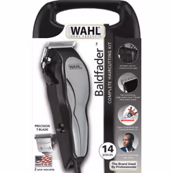 Wahl Baldfader Noir, Argent