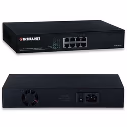 Intellinet 560665, Full duplex, Connexion Ethernet, supportant l'alimentation via ce port (PoE)