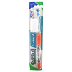 GUM Brosse à Dents Technique+ 493 - Couleur : Orange