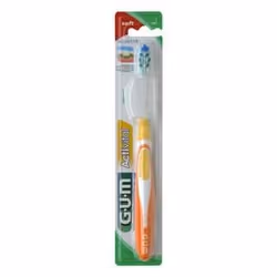 GUMActivital Brosse à dents Souple CompactElimination plus significative de la plaque, pour une santé optimale des gencives e ...