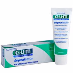 GUM Dentifrice Original White 75 ml est un dentifrice pour les adultes et les enfants de plus de 7 ans
