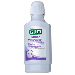 GUM Ortho Anti-Plaque Fluoré Bain de Bouche 300 ml