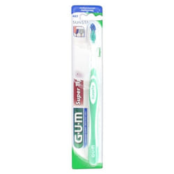 GUM Brosse à Dents SuperTip Médium 463 - Couleur : Vert