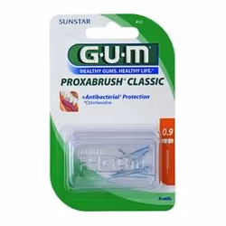 Recharges Brossettes Interdentaires 0.9mm x8 Proxabrush Gum