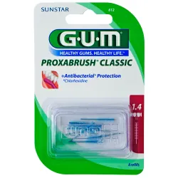 GUM brossettes fine cylindrique boite de 8