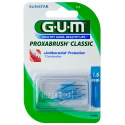 GUM brossettes fine conique boite de 8