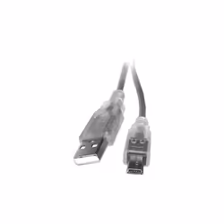Manhattan 333412, 1,8 m, USB A, Mini-USB B, USB 2.0, Mâle/Mâle, Argent
