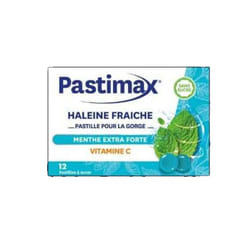 Pastimax Menthe Forte 12 Pièces