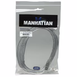 Manhattan 340458 câble USB 3 m USB 2.0 USB A USB B Argent - Vue supplémentaire 4