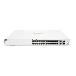 Aruba Instant On 1960 24G 20p Class4 4p Class6 PoE 2XGT 2SFP+ 370W Géré L2+ Gigabit Ethernet (10/100/1000) Connexion Ethernet, supportant l'alimentation via ce port (PoE) 1U Blanc