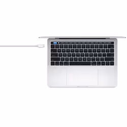 Apple Câble Thunderbolt 3 (USB‑C) de 0,8 m, 0,8 m, USB C, USB C, USB 3.2 Gen 2 (3.1 Gen 2), 40000 Mbit/s, Blanc