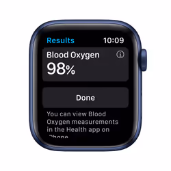 Apple Watch Series 6 OLED 40 mm Bleu Wifi GPS