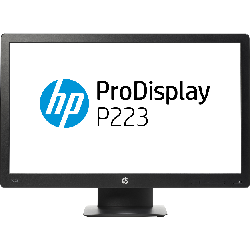 HP Monitor de 21,5" ProDisplay P223 LED display 54,6 cm (21.5") 1920 x 1080 pixels Full HD Noir