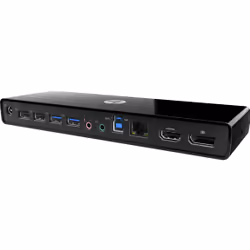HP Réplicateur de port 3005pr USB3 - Vue supplémentaire 2