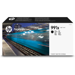 HP Cartouche d’encre noir PageWide 991X grande capacité authentique