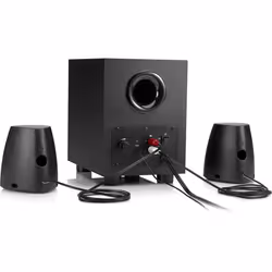 HP 400 set d'enceintes 8 W Universel Noir 2.1 canaux 1-voie 4 W