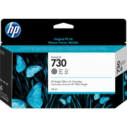 HP Cartouche d'encre 730 DesignJet gris, 130 ml