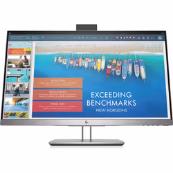 HP EliteDisplay E243d écran plat de PC 23.8" Full HD LED Gris, Argent