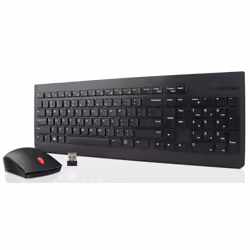 Lenovo 4X30M39469, Standard, Sans fil, RF sans fil, Noir, Souris incluse