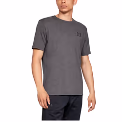 Under Armour Sportstyle Left Chest Tee-shirt Encolure torsadée Manche courte Coton, Polyester - Vue supplémentaire 3