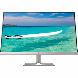 HP 27f, 68,6 cm (27"), 1920 x 1080 pixels, Full HD, LED, 5 ms, Noir, Argent