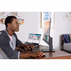 HP 27f écran plat de PC 27" Full HD LED Noir, Argent - Vue supplémentaire 8