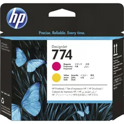 HP Tête d'impression 774 DesignJet magenta/jaune
