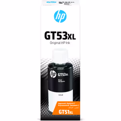 HP Bouteille d'encre noire GT53XL authentique (135 ml)