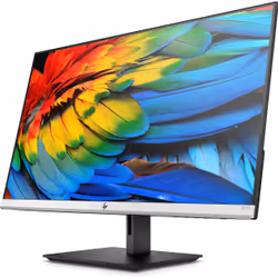 HP 24fh écran plat de PC 23.8" Full HD LCD Noir, Argent