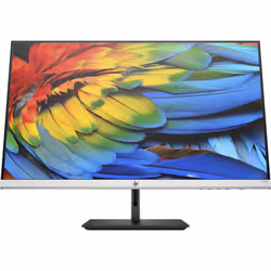 HP 27fh, 68,6 cm (27"), 1920 x 1080 pixels, Full HD, LCD, 5 ms, Noir, Argent