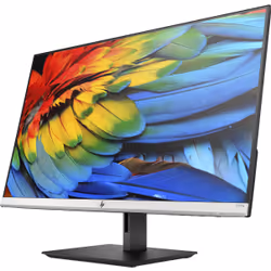 HP 27fh écran plat de PC 27" Full HD LCD Noir, Argent