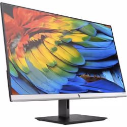 HP 27fh écran plat de PC 27" Full HD LCD Noir, Argent