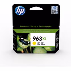HP 963XL Cartouche d'encre jaune authentique, grande capacité, Rendement élevé (XL), Encre à pigments, 22,92 ml, 1600 pages,  ...