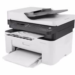 HP Laser Imprimante multifonction 137fnw, Noir et blanc, Imprimante pour Petites/moyennes entreprises, Impression, copie, scan, fax