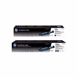 Pack de 2 toners HP Neverstop 103A Noir  Technologie d'impression: Laser - Nombre total de pages: 2 500 pages - Compatible av ...